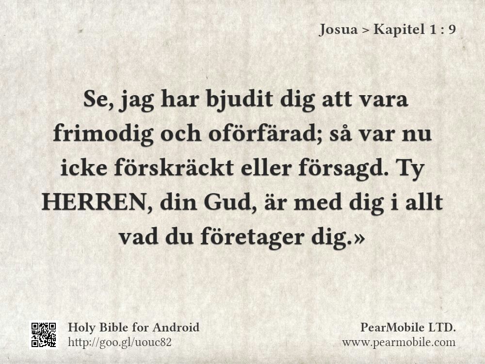 Josua, Kapitel 1:9